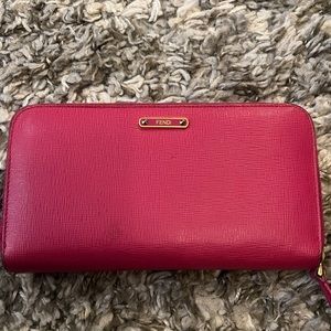 Pink Fendi Wallet great condition